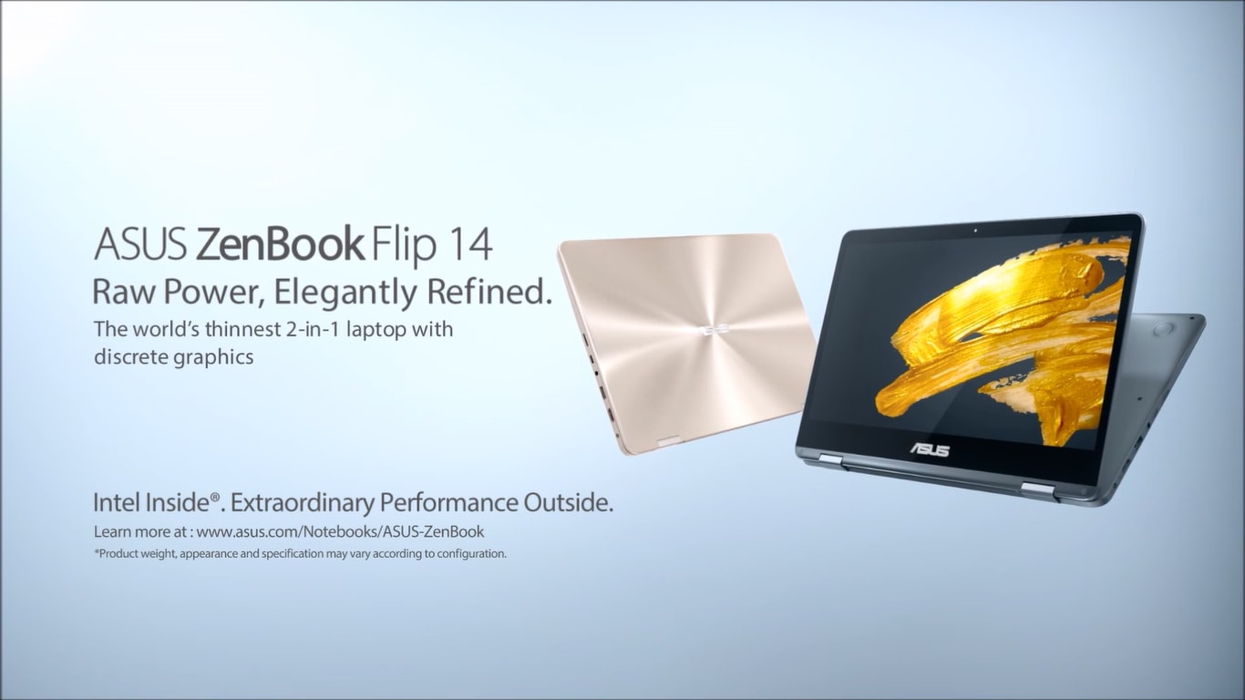 Ecco il nuovo Asus ZenBook Flip 14, il 2-in-1 più sottile al mondo