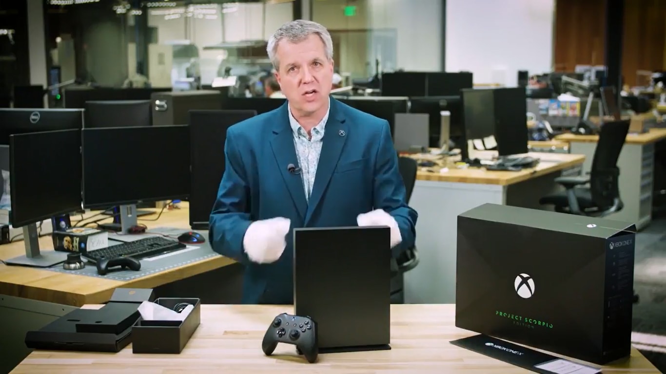 Xbox One X Project Scorpio Edition mostrata da Faccia da VaccaMan
