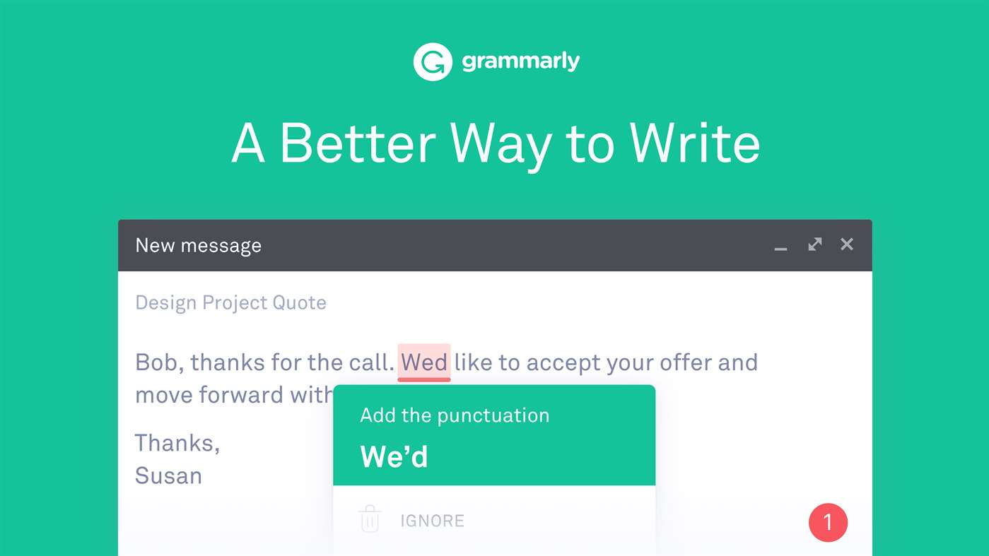 Grammarly, una nuova estensione per Microsoft Edge