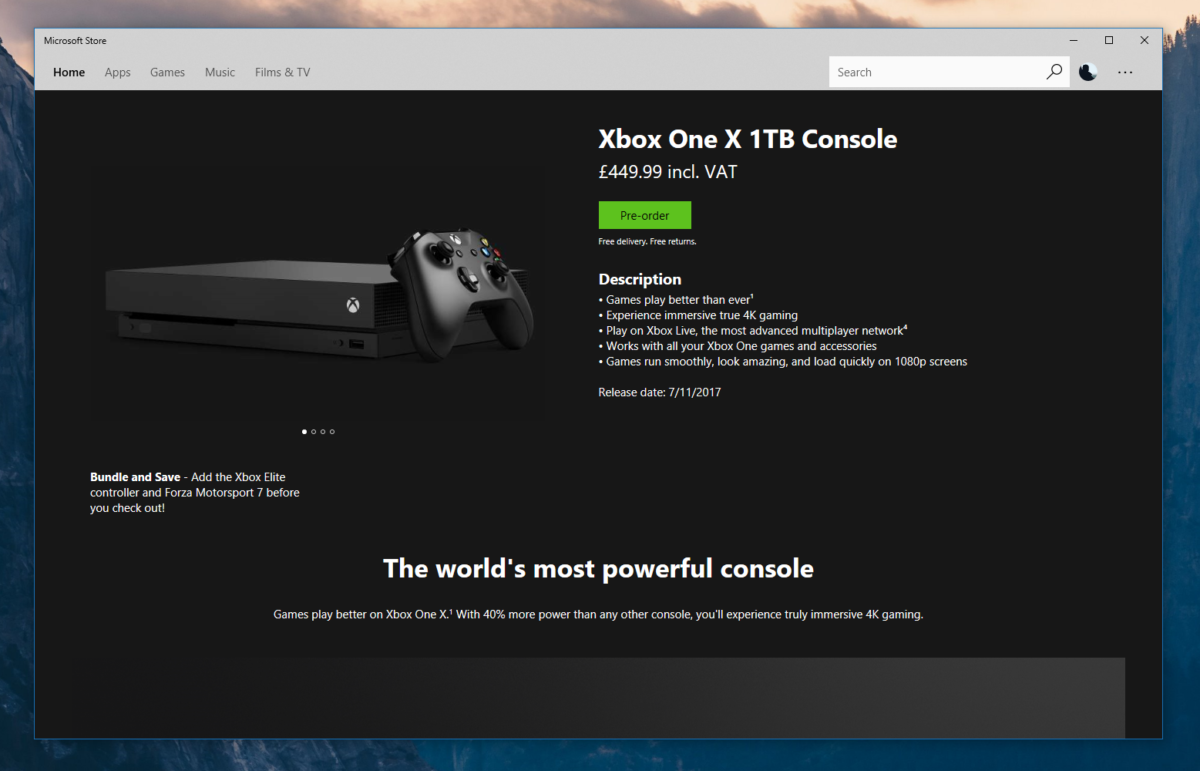 Sarà possibile a breve acquistare prodotti hardware tramite l’app del Microsoft Store