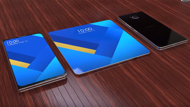 Samsung, nel 2018 il primo smartphone ripiegabile