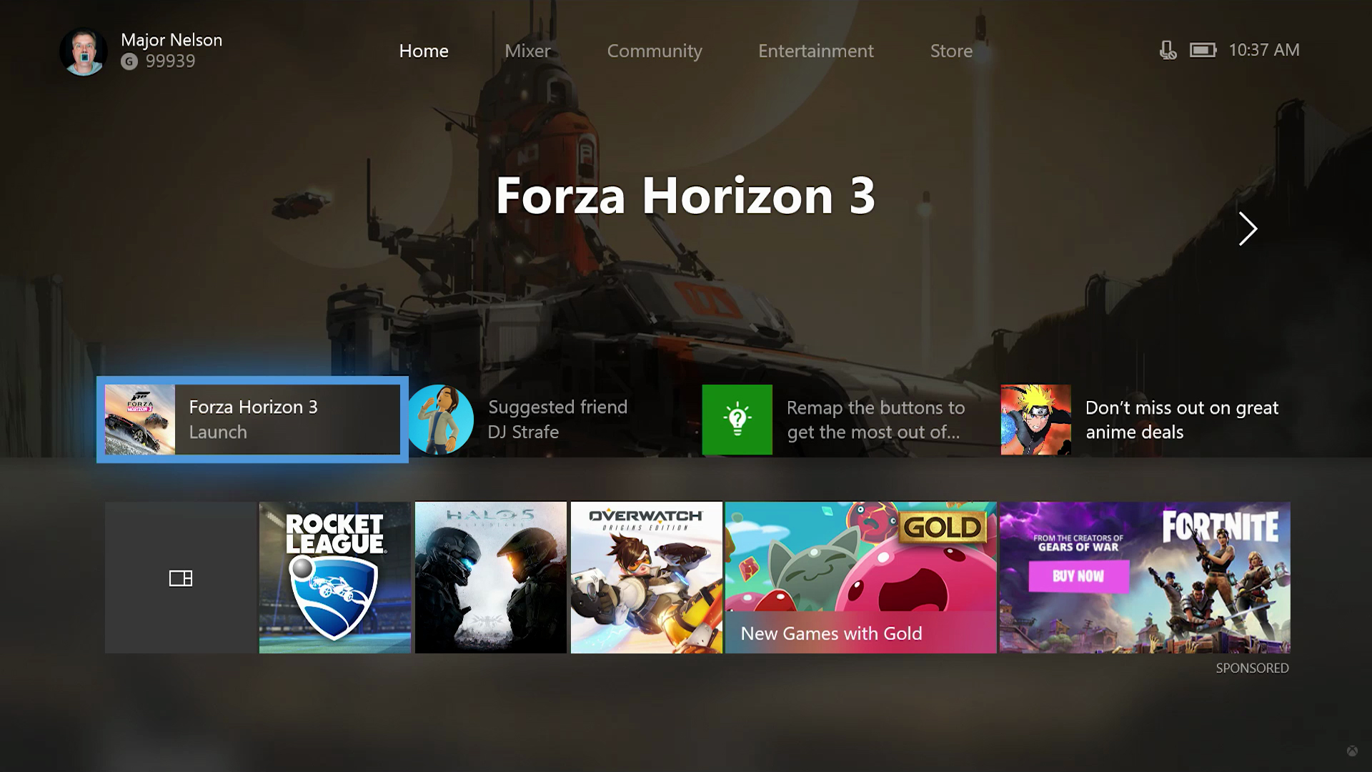 Xbox One: Fall Creators Update arriva per gli Insider Delta e Omega