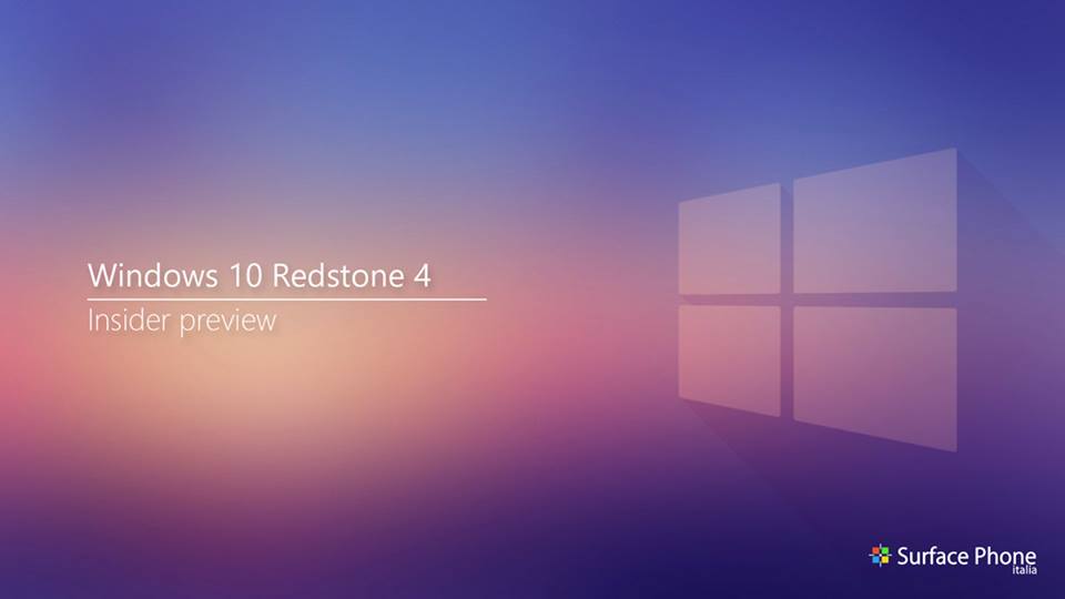 Disponibile la build 17035 per Windows 10 Redstone 4 [Insider fast]