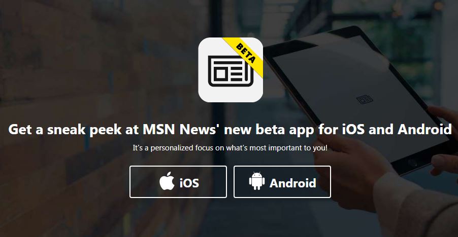 MSN Notizie si rinnova graficamente su Android e iOS